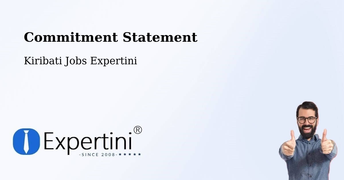 Corporate Commitment – Aranuka - Kiribati Jobs Expertini