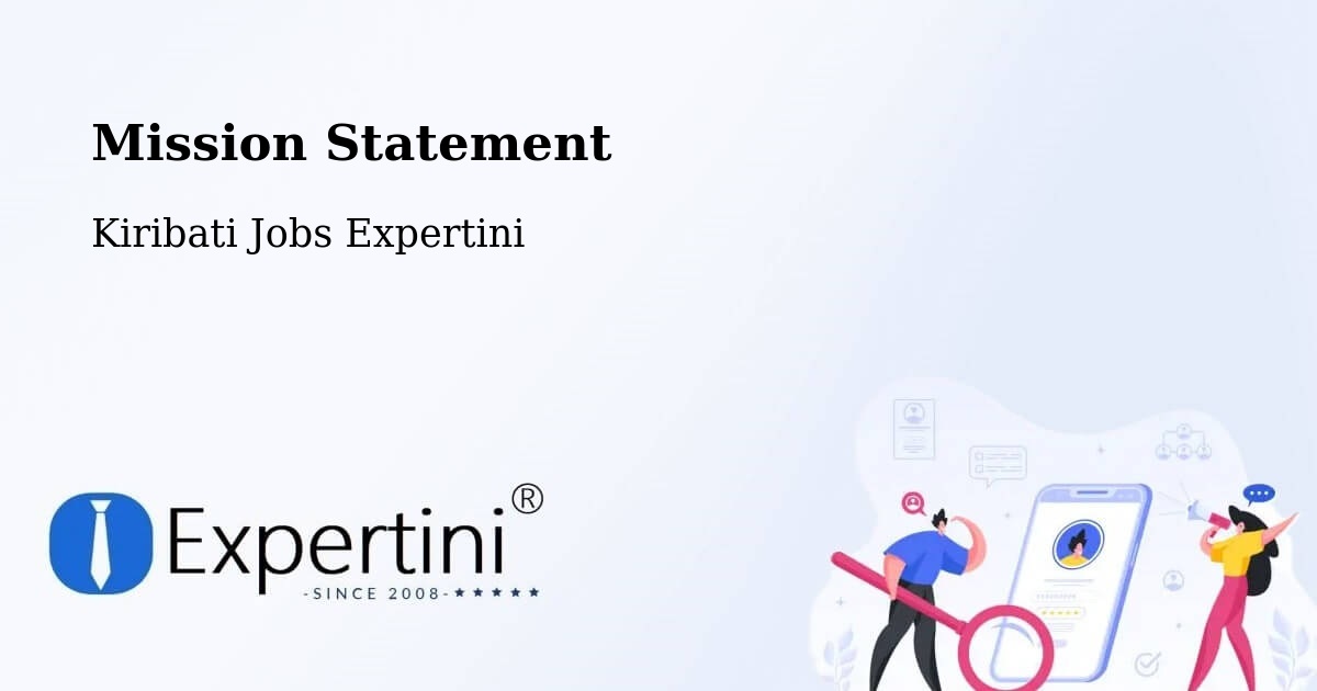 Corporate Mission – Aranuka - Kiribati Jobs Expertini
